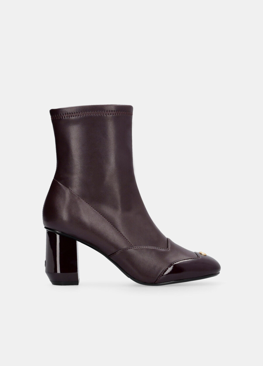 ankelboots med bred klack