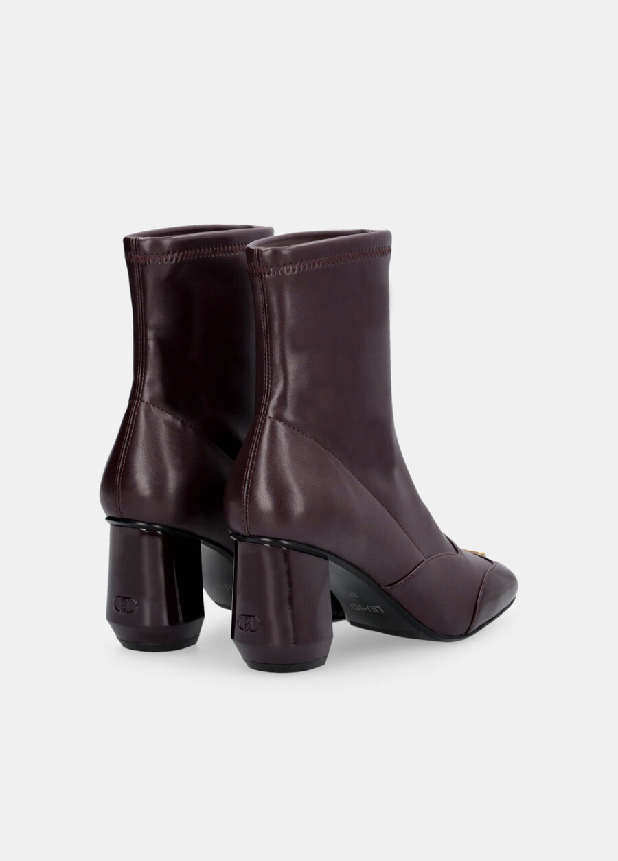 ankelboots med bred klack