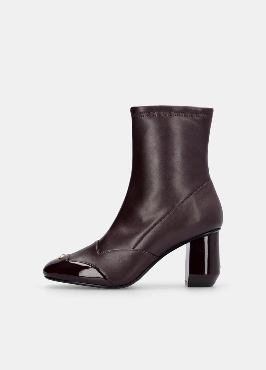 ankelboots med bred klack