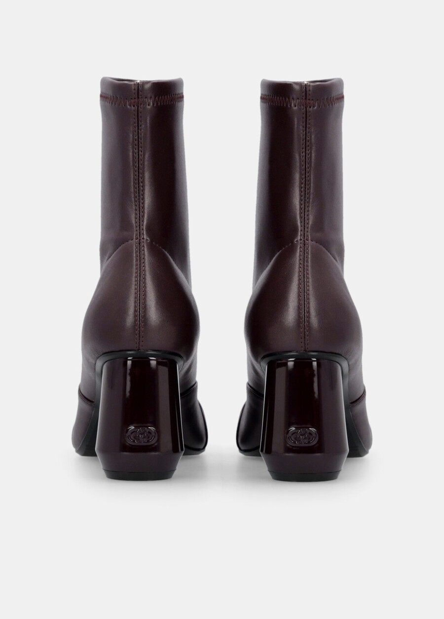 ankelboots med bred klack