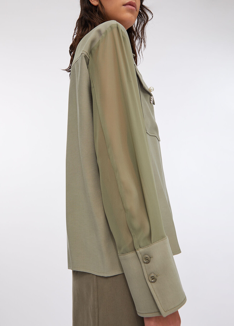 gabardin overshirt-jacka