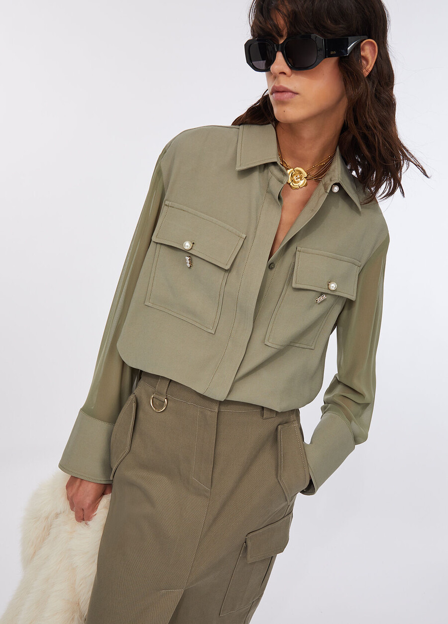 gabardin overshirt-jacka