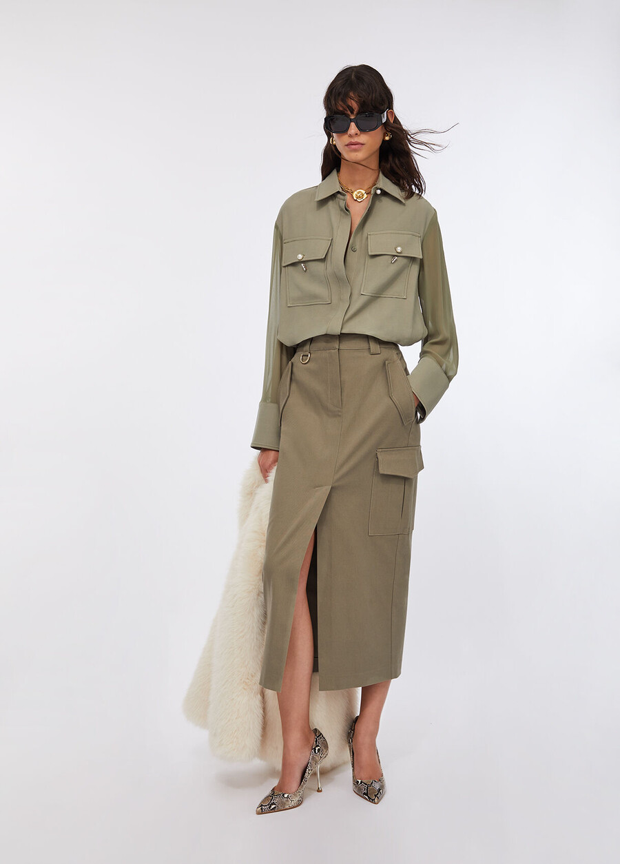 gabardin overshirt-jacka