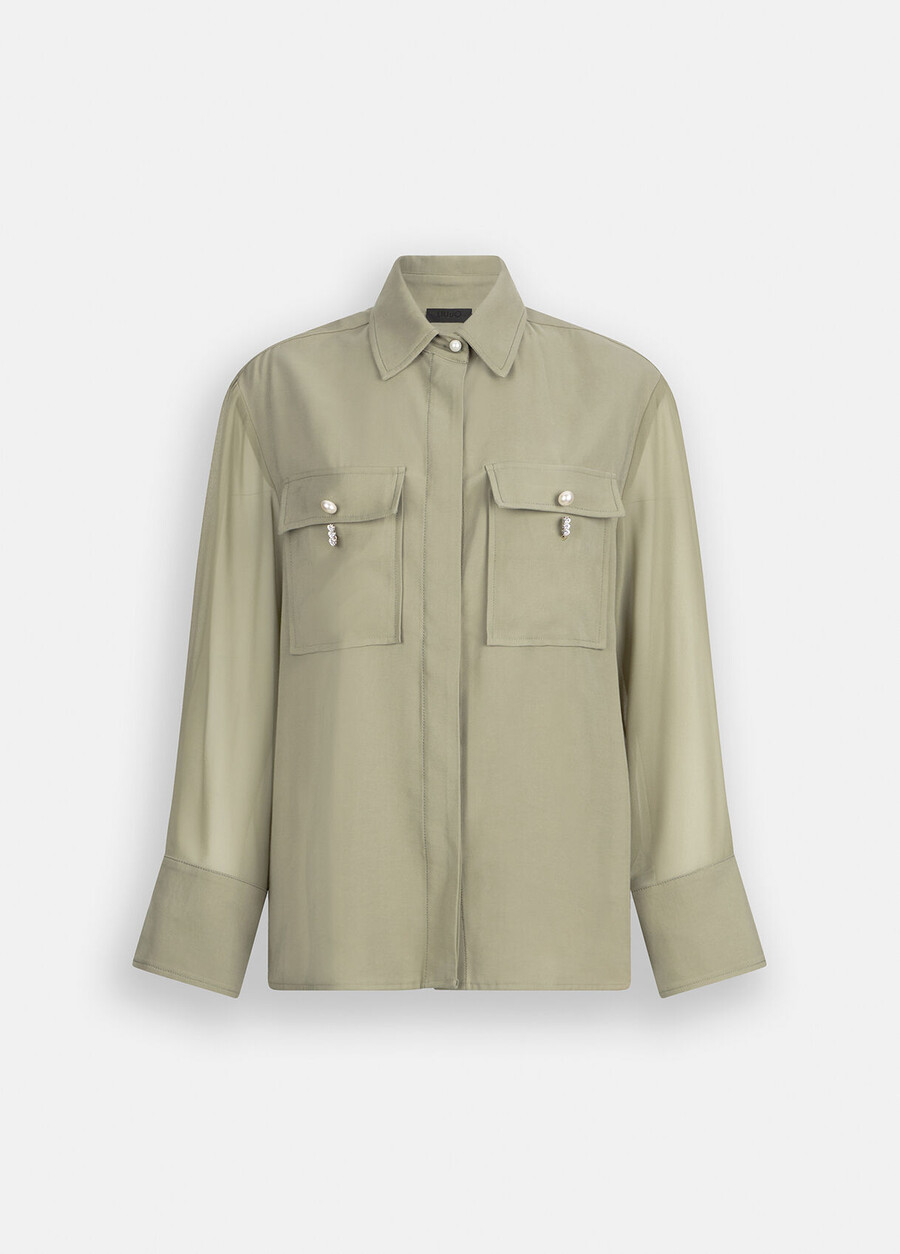 gabardin overshirt-jacka