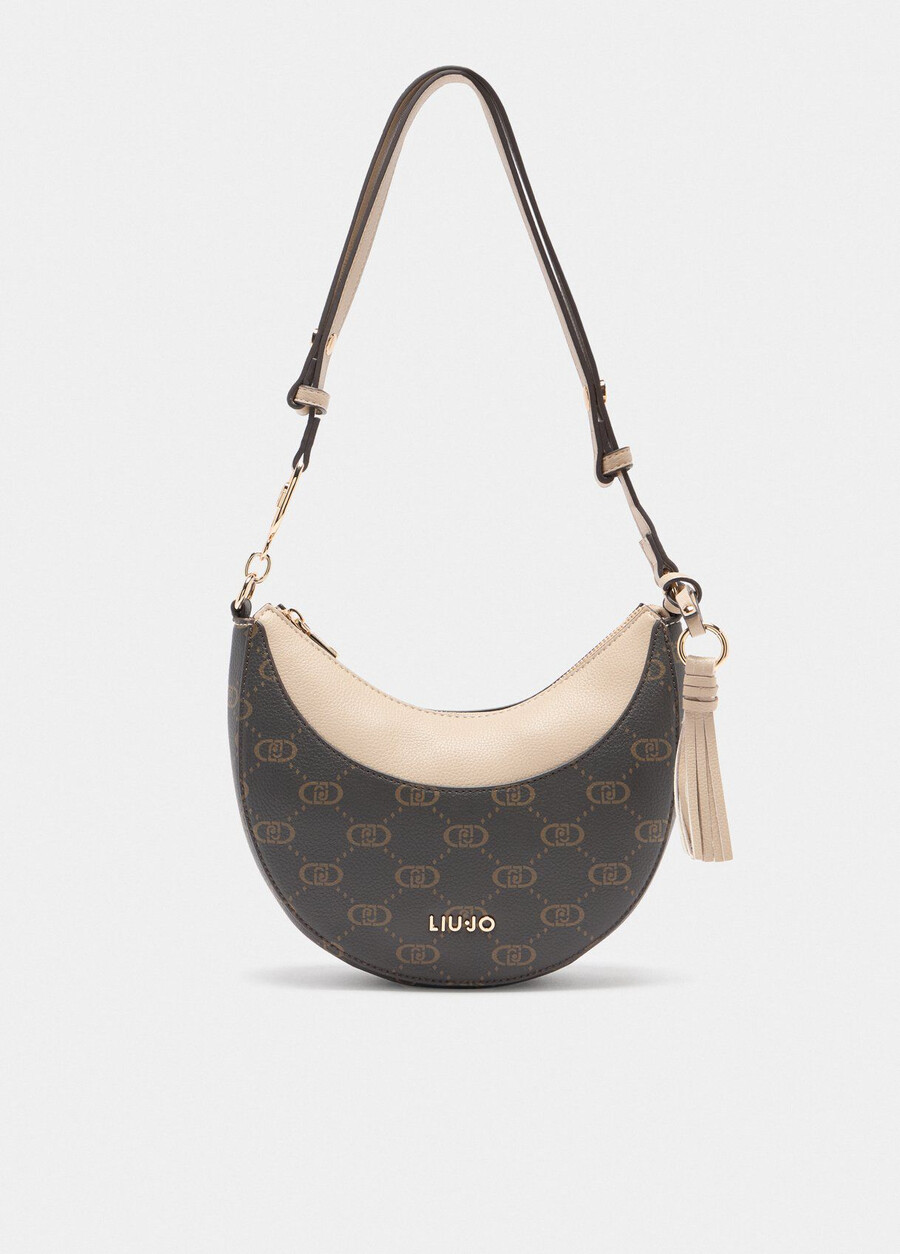mellanstor hoboväska med logotyp