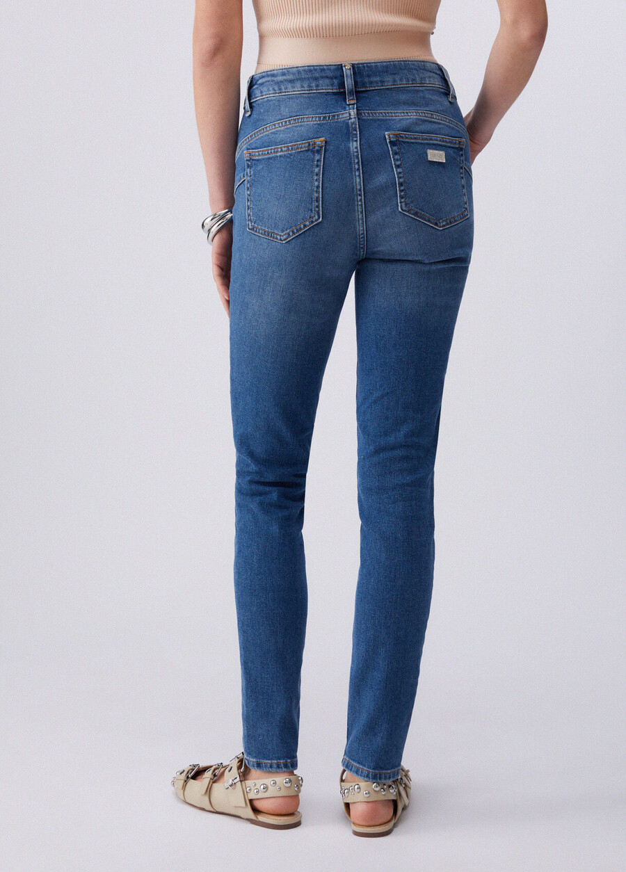 höga skinny jeans