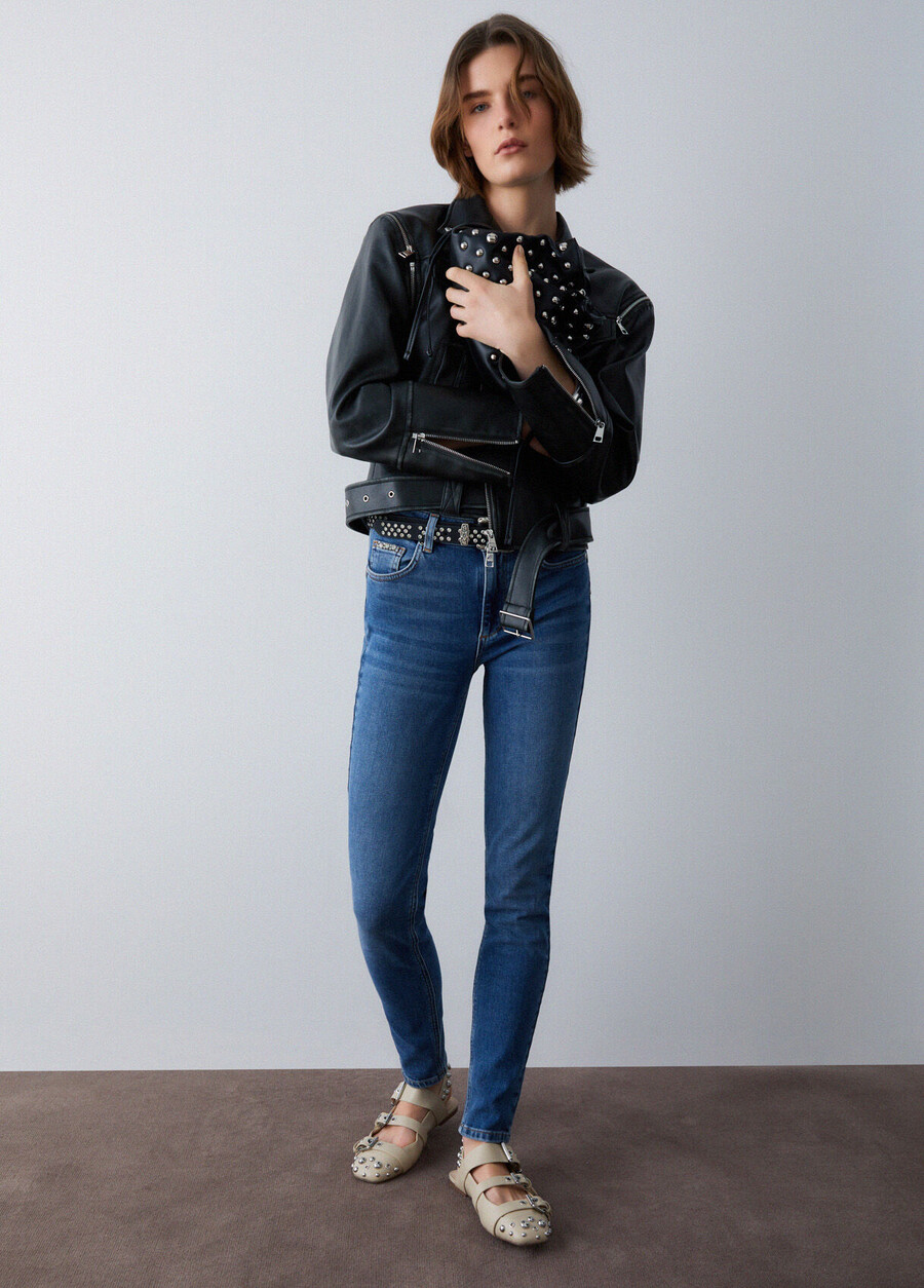 höga skinny jeans