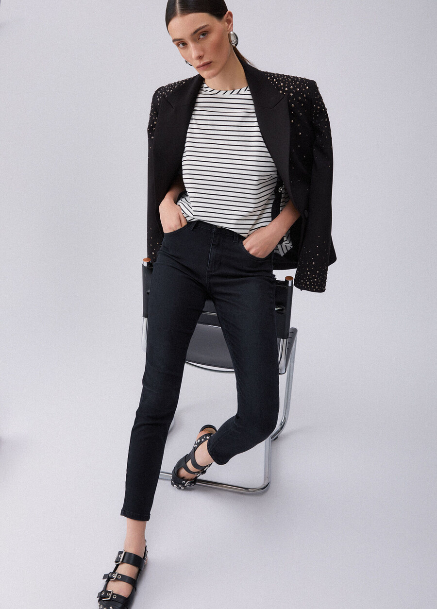 höga skinny jeans