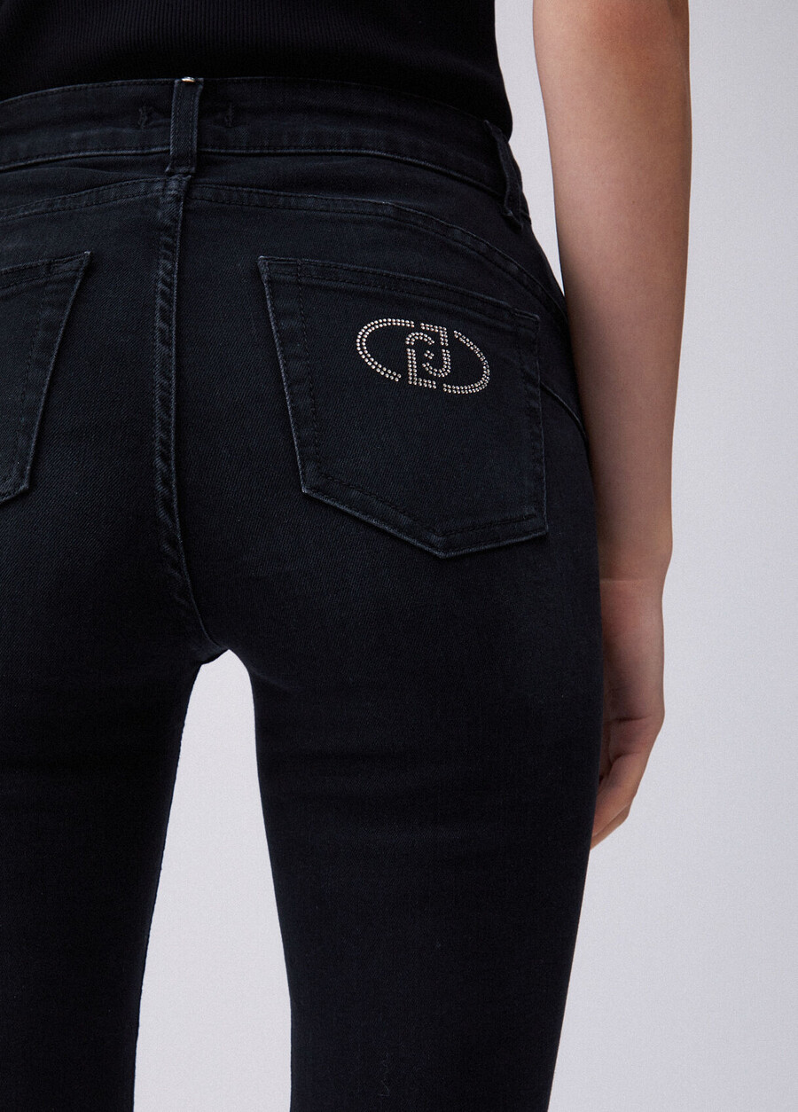höga skinny jeans