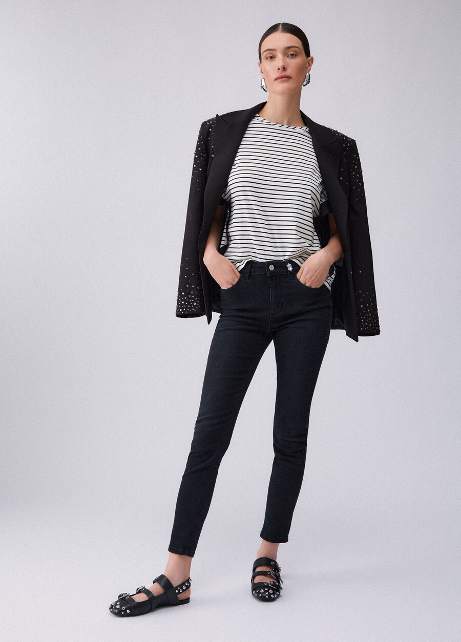höga skinny jeans