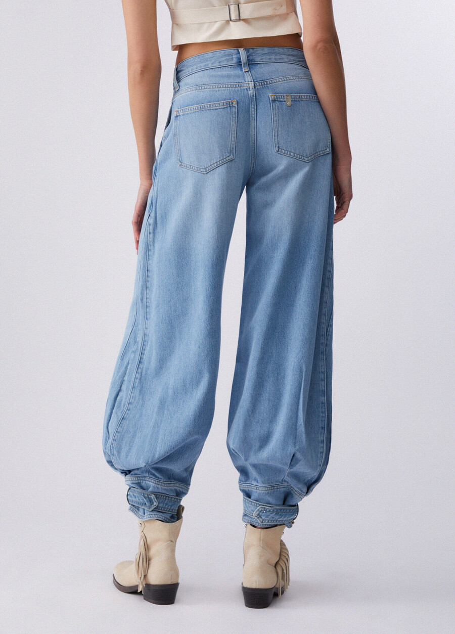 haremjeans med hög midja
