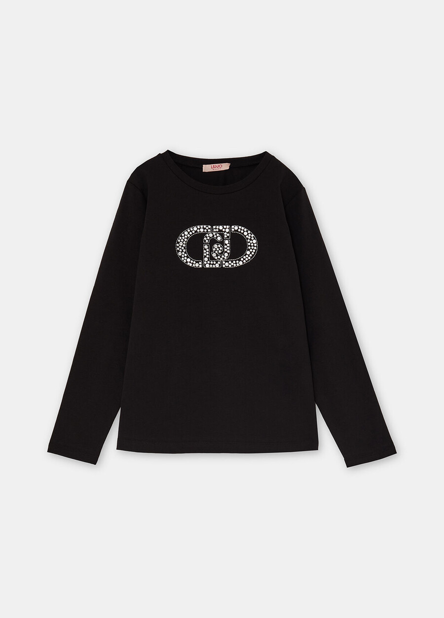 t-shirt med logotyp