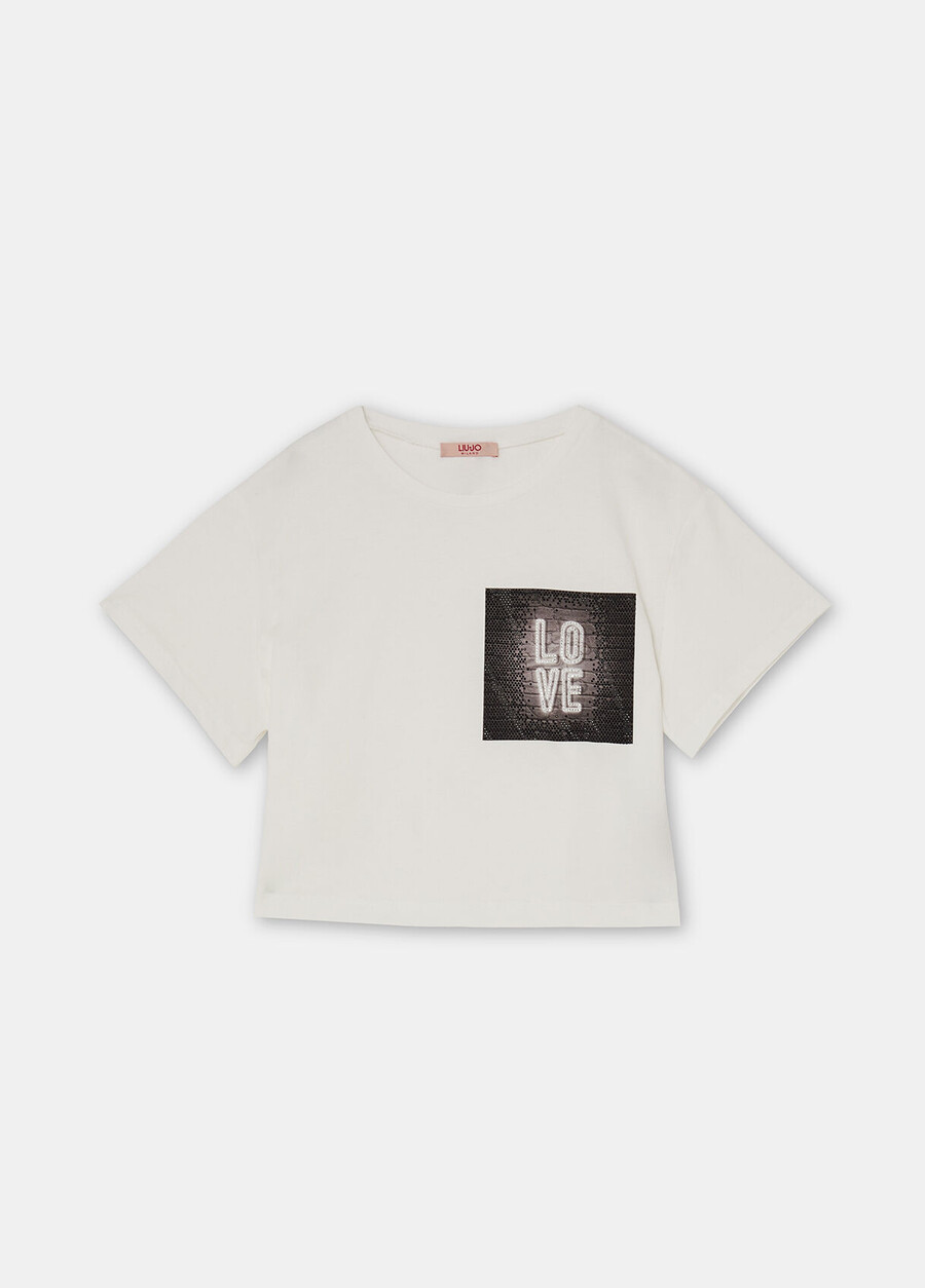 t-shirt med tryck