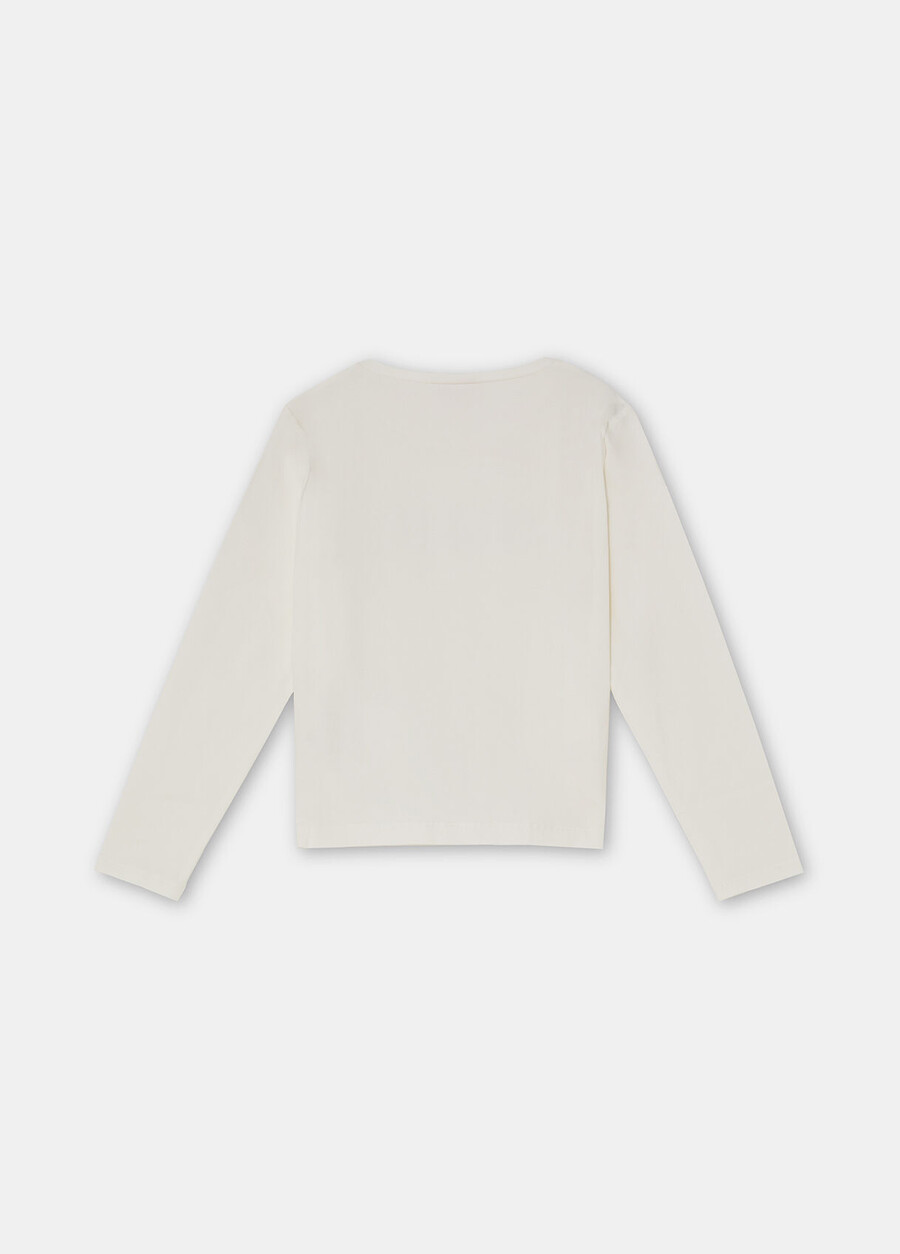 t-shirt med juvelbroderi