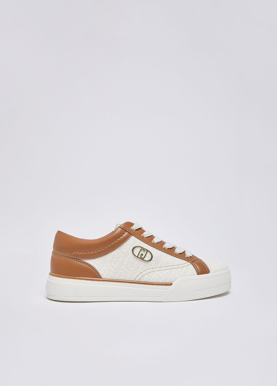 sneakers med monogramlogotyp