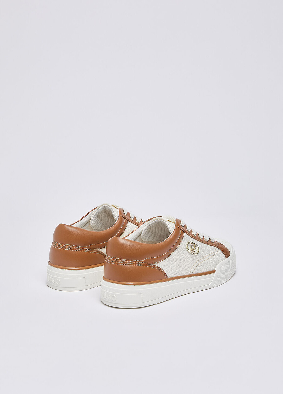 sneakers med monogramlogotyp