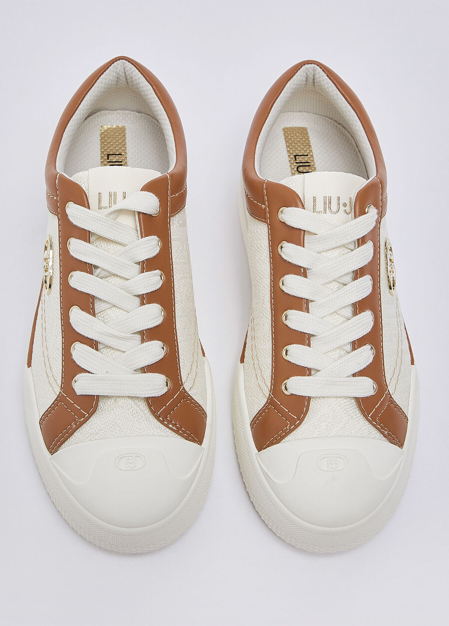 sneakers med monogramlogotyp