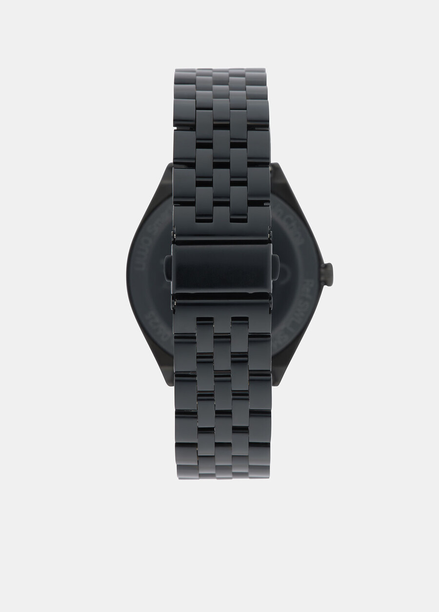 smartklocka med läderarmband